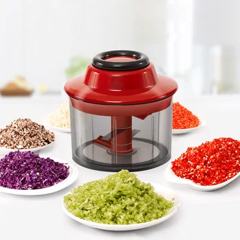 

Kitchen Multifunctional Manual Food Processor Cutting Machine Fruit Meat Cutter Grinder Manual Vegetable Garlic Crusher Cutter