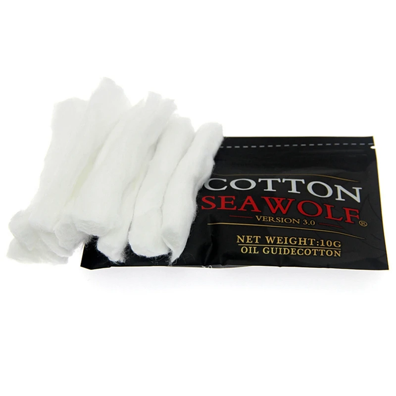 

Original SEA WOLF Cotton Vape Better than Cotton for Ecigarette Rebuildable RDA RBA DIY Atomizer Vapor Cotton