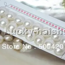 >>>>> 8 ШТ. 10 мм круглый белый жемчуг Серьги стержня