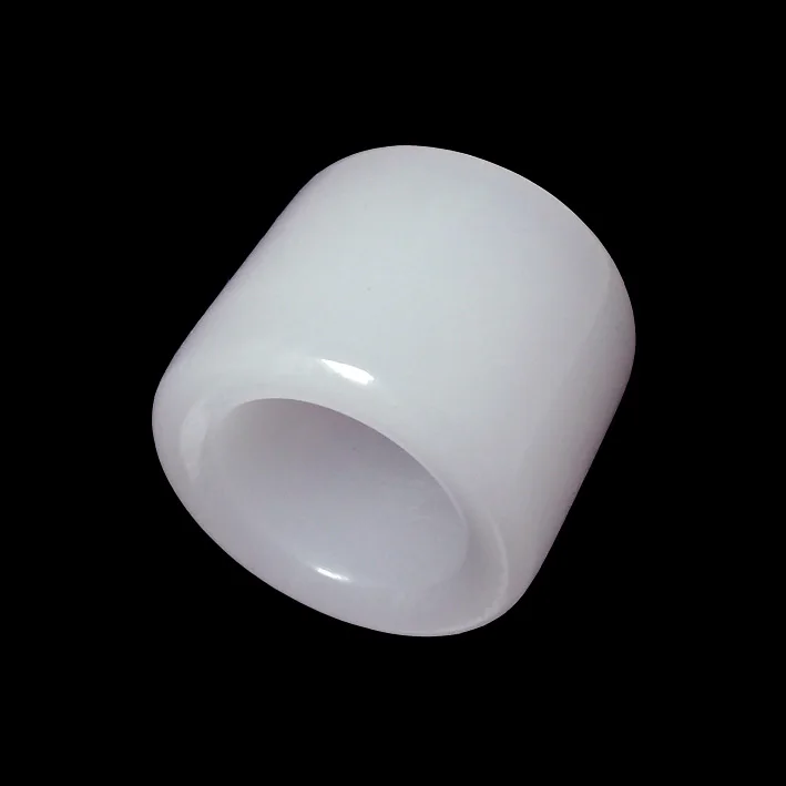 

Natural Afghanistan White GEM BanZhi Mutton GEM Ring Man Step Surprised His White GEM BanZhi Ring