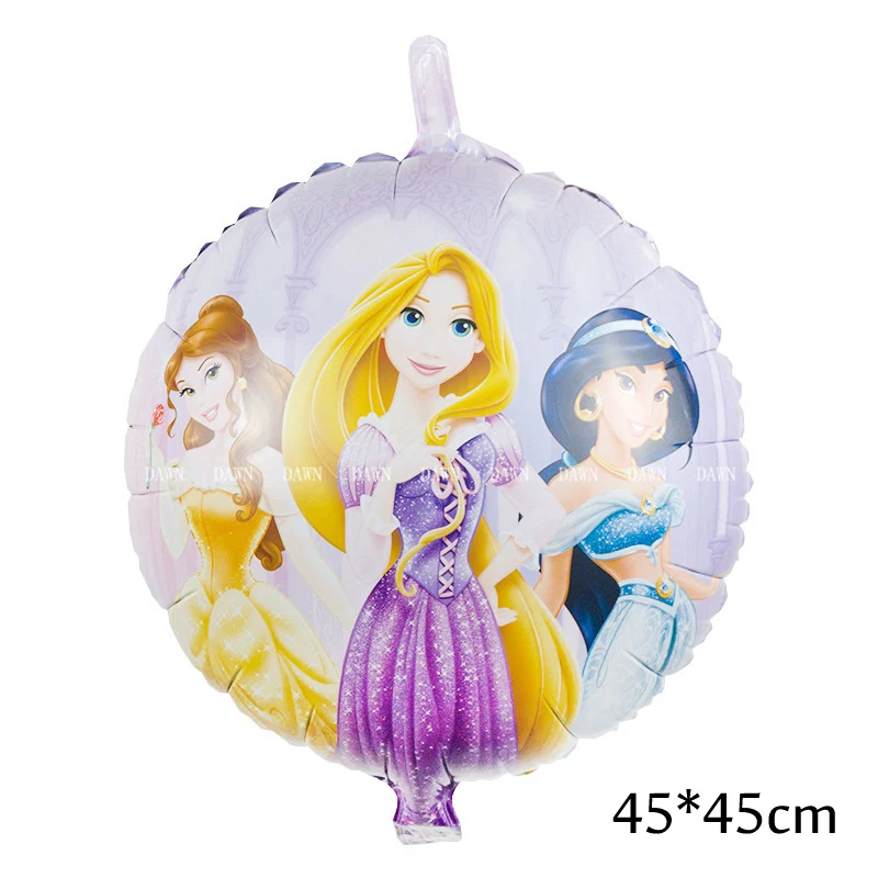 Большая Белль Золушка Белоснежка Эльза Принцесса фольга воздушные шары для дня рождения украшения гелиевые шары подарок для детей