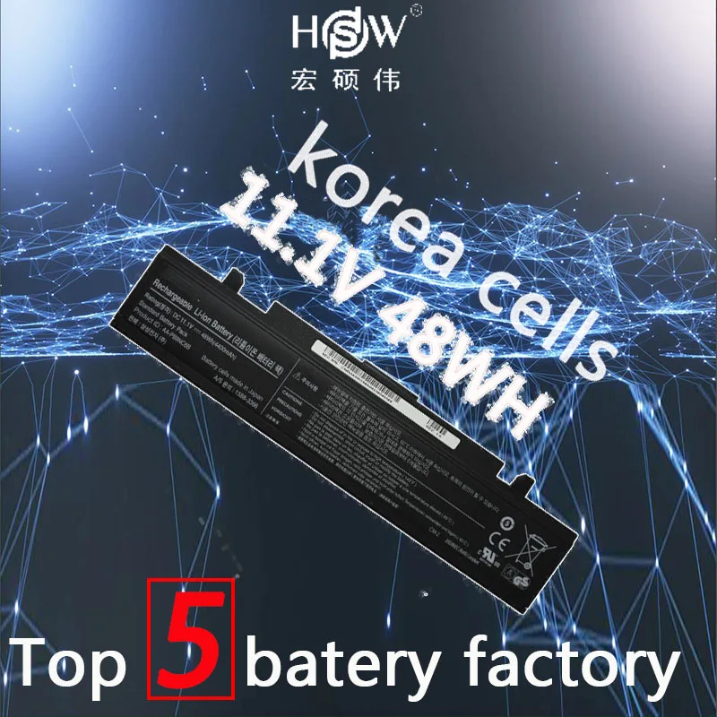 Аккумулятор HSW для ноутбука 11 1 В 48WH Samsung NP Q530 NT R540 RF511 P210 RF500 RF512 SF410|laptop battery|laptop battery