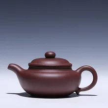 Чайники Zisha знаменитый yixing ручной работы антикварные чайники НЕОБРАБОТАННАЯ руда из фиолетовой глины здоровья чайные наборы оптом