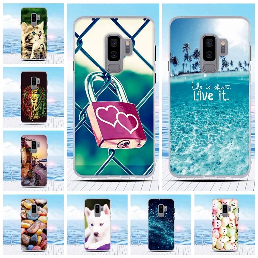 Cover For Samsung Galaxy S9 Plus Case Soft TPU Silicone Coque for S9+ Protector G965N G965 | Мобильные телефоны и