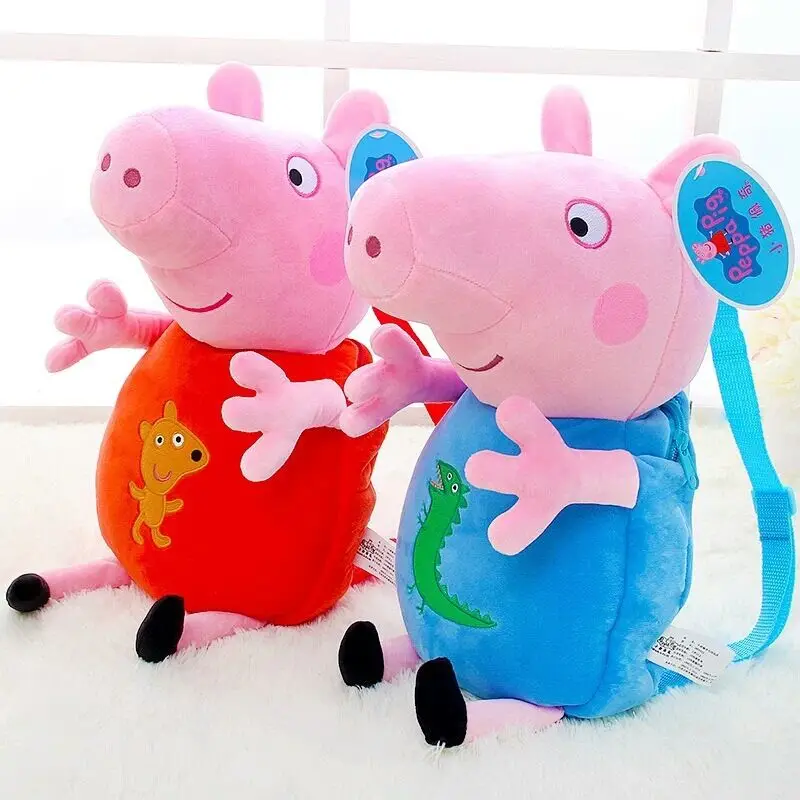 Peppa Pig Peggy Свинка Пеппа плюшевая кукла игрушка розовая свинка Kawaii рюкзак кошелек