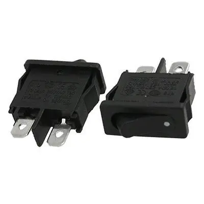 10 шт. AC 6A/250V 12A/125V 2-контактный SPST вкл/выкл 2-позиционный мини-переключатель лодки |