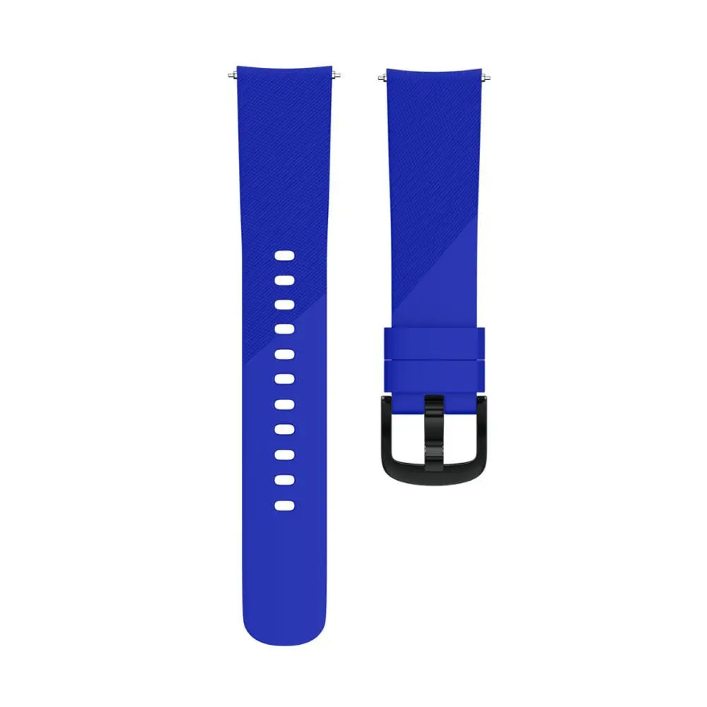 Большой/маленький размер 20 мм ширина для samsung gear спортивный ремешок металлические ремешки с пряжками силиконовый ремешок для samsung gear S2 классический ремешок - Цвет ремешка: Royal blue