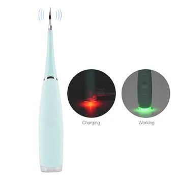

Sonic Dental Scaler Tooth Calculus Remover Teeth Stains Tartar Scraper Whitening USB Charge Vibration Dentist Cleansing Tools 46