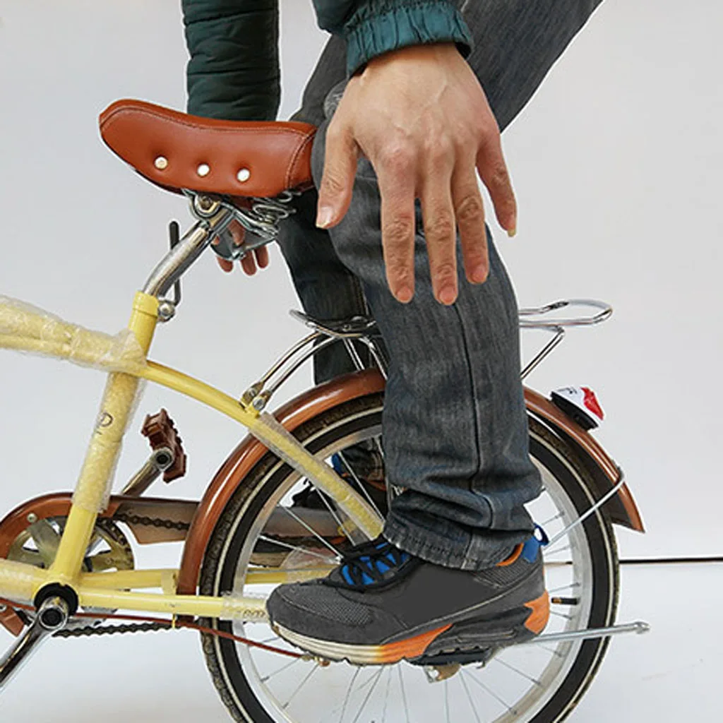Non-slip Bike Pedals Thicken Bicycle Folding Rear Foot Feet Rest Pedal Stand Riding Footpegs Accessories
