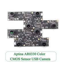 ELP Aptina AR0330 Цвет КМОП-матрица с двумя объективами Micro USB полный модуль hd-камеры доска, OTG UVC Plug& Play стерео веб-камера Широкий формат