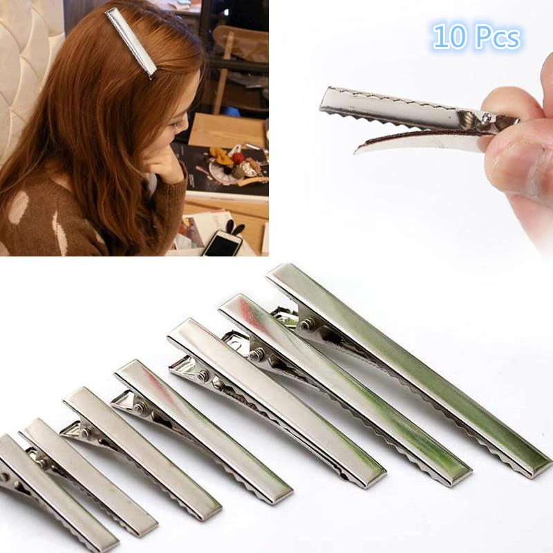 1x Alligator Hair Clip Clips Metal Makeup Hairclip Bows Accessories