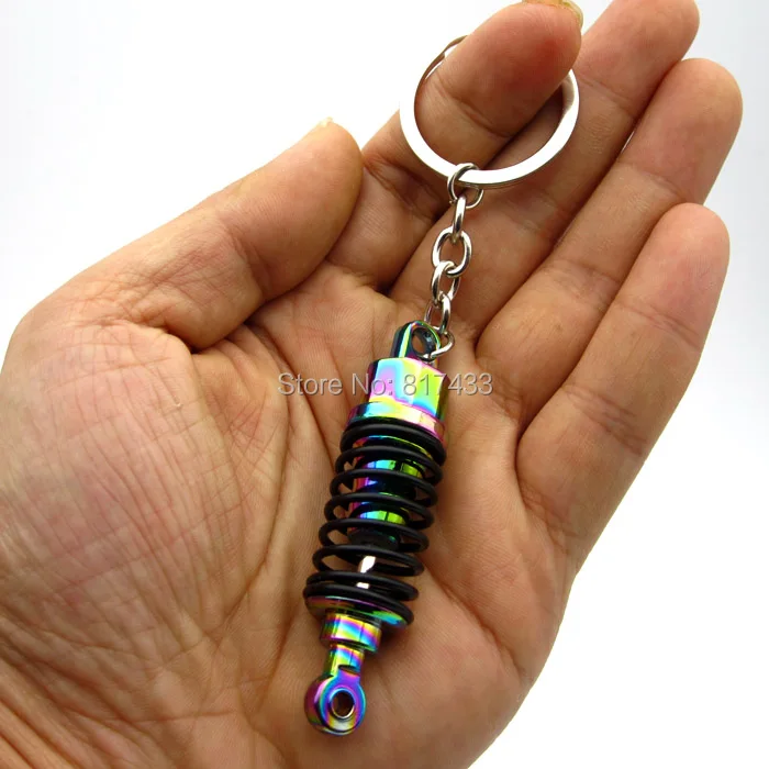 10 шт. JDM автозапчасти цинковый сплав амортизатор пружинный брелок|car keyring|car keyrings