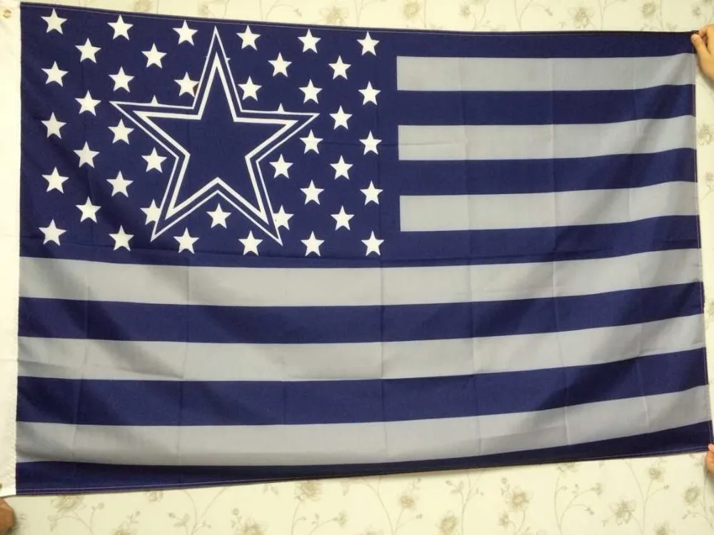 Dallas Cowboys US stars and stripes Flying Flag NFL Banner Flying
