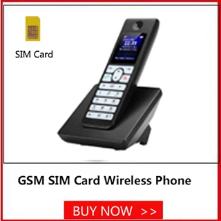 Мультиязычный беспроводной домашний стационарный телефон с SIM-картой, GSM, SMS, задней подсветкой, LED-экраном, радиотелефоны, беспроводной телефон для дома