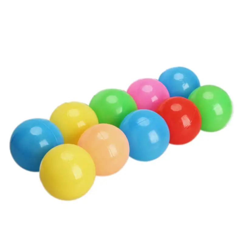

10pcs Colorful Ball Fun Ball Plastic Ocean Ball Baby Kid Swim Pit Toys Parent-Child Interactive Shower Water Toy