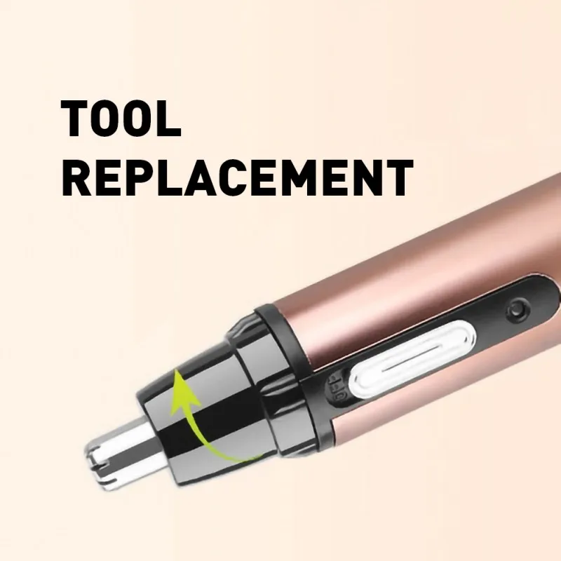 ЕС 4 в 1 перезаряжаемый электрический триммер для носа борода бритва для носа и уха 2 минуты мужской ухо носовой фреза