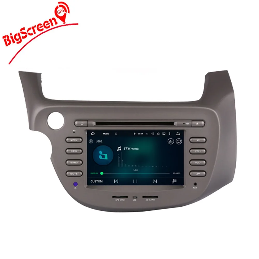 Top 7 Inch Android  Quad Core Car GPS Navigation For Honda Fit left 2007-2013 Multimedia  Free Map Monitor Bluetooth Stereo 3