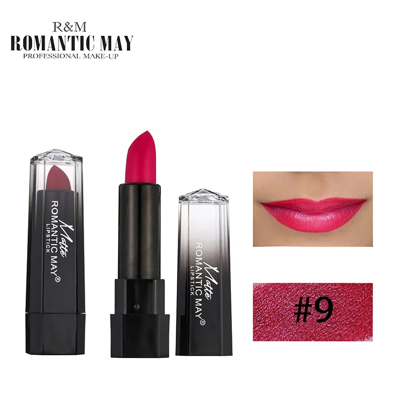 

ROMANTIC MAY waterproof nude matte velvet gloss lip gloss lipstick lipstick lip gloss 12 color ladies fashion makeup gift