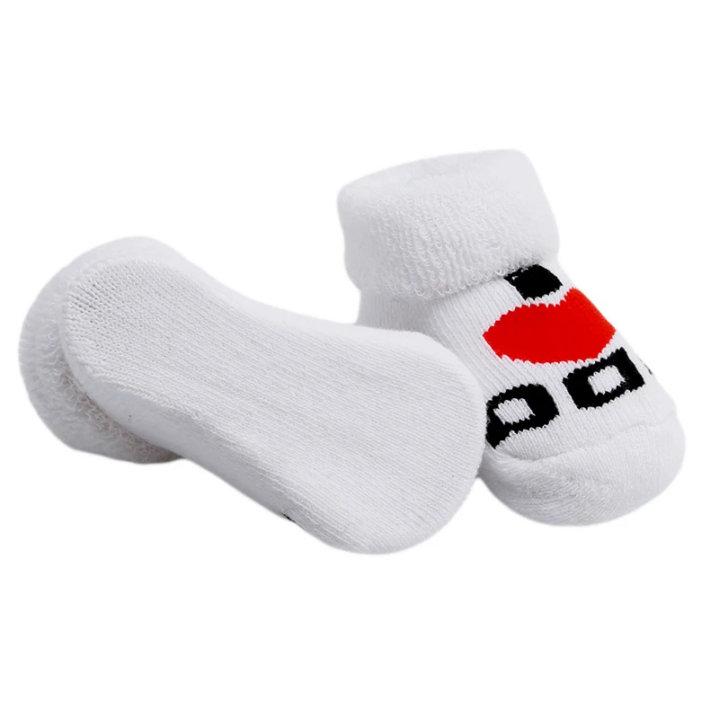 Хлопковые носки для малышей, Резиновые Нескользящие носки-тапочки, Мультяшные детские носки с надписью love dad love mum