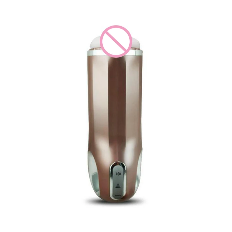 Nano Automatic Retractable Male Masturbator 10 Frequency Vibration Women Moaning Realistic Pussy Electric Piston Toys For Men