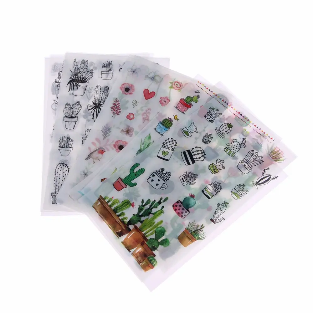 

2020 NEW 6 Pcs/Set Creative Cactus Plant Decorative Stationery Sticker DIY Scrapbooking Diary Label Album Stickers Dropshipping