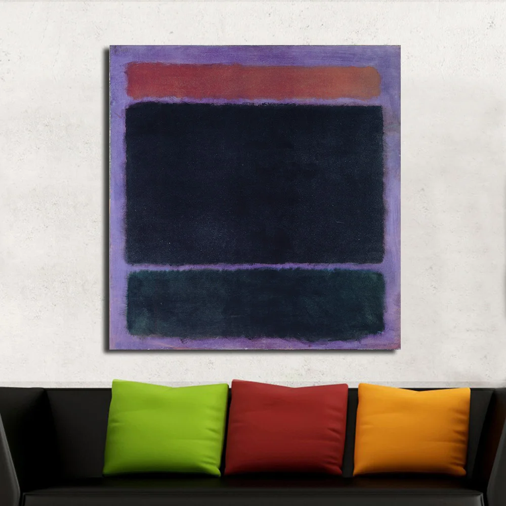 

Mark Rothko Classical Oil Painting Home Decor Canvas Painting Picture Room Modern Wall Art Living No Frame
