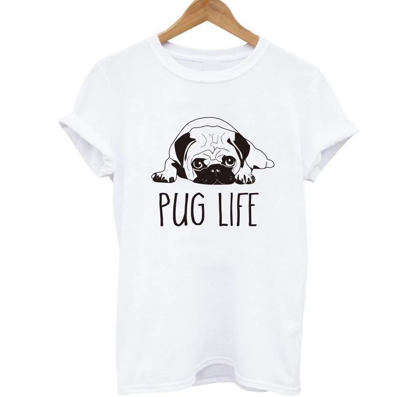 THE-COOLMIND-Top-quality-Cotton-cut-pug-print-women-T-shirt-casual-o-neck-women-T