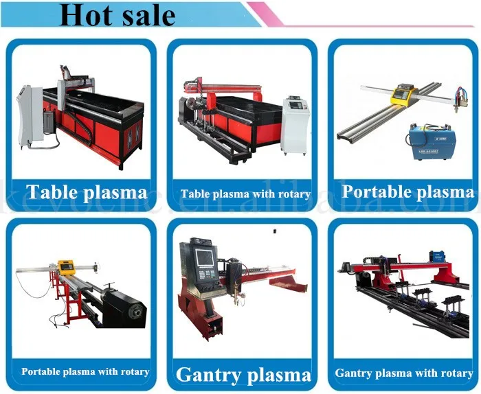 Низкий уровень шума и стоимость станок плазменной резки с ЧПУ листового металла плазменный резак из Китая
