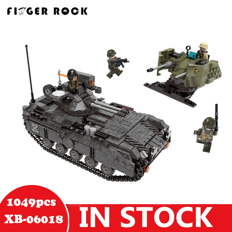 

06018 Military Series Across The Battlefield Armoured Set MOC Model Building Kits Toys Children Gifts With Figures