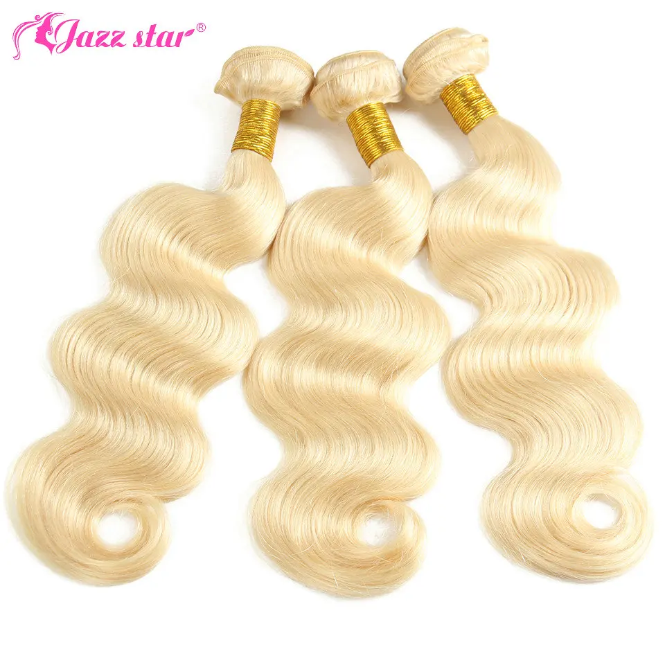 Jazz Star Hair 613 Bundles Body Wave Blonde Hair Bundles 3 Pcs Lot