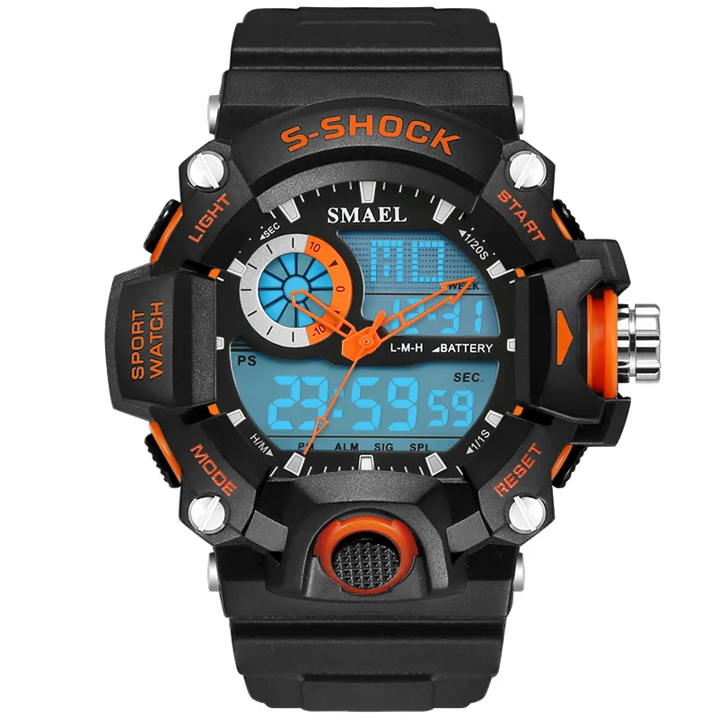 Новые SMAEL часы мужские G стиль Wateproof S Shock спортивные мужские s часы лучший бренд класса люкс светодиодный цифровые часы военные армейские наручные часы