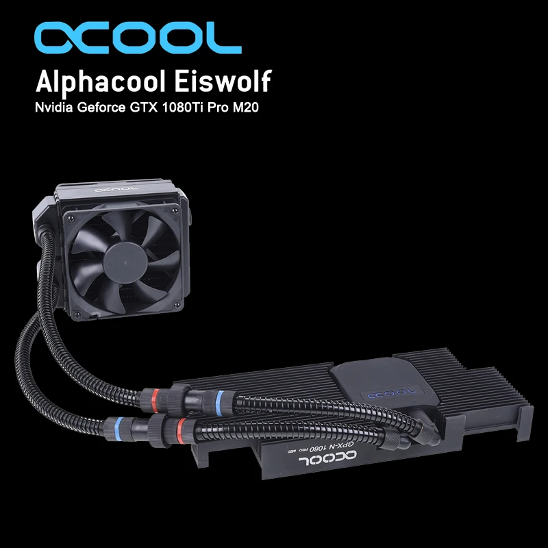 Alphacool видеокарта интегрированный радиатор с водяным охлаждением для ASUS Eiswolf gtx 1080Ti gpu cooler