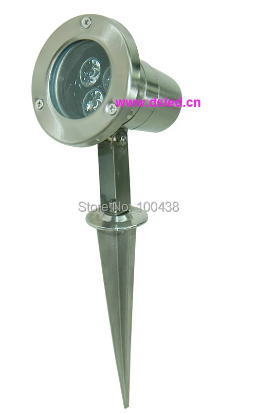 

Good quality,high power 3W outdoor spike LED spotlight,LED garden light,DS-10-46-3W,Stainless steel,12V DC,IP68,2-year warranty