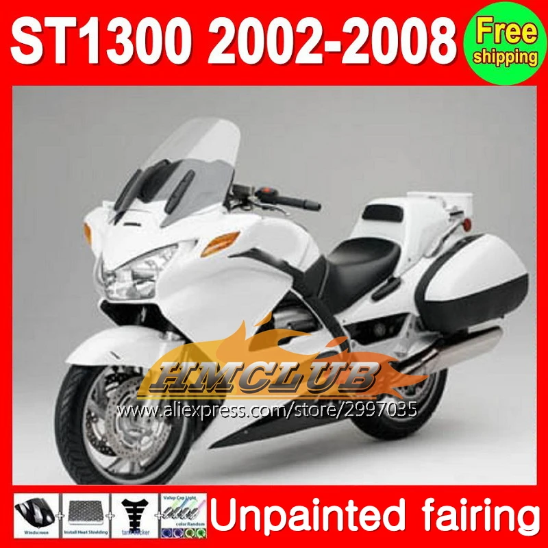 Неокрашенный полный комплект обтекателей для HONDA ST1300 Pan Европейский 02 08 ST 1300 STX1300