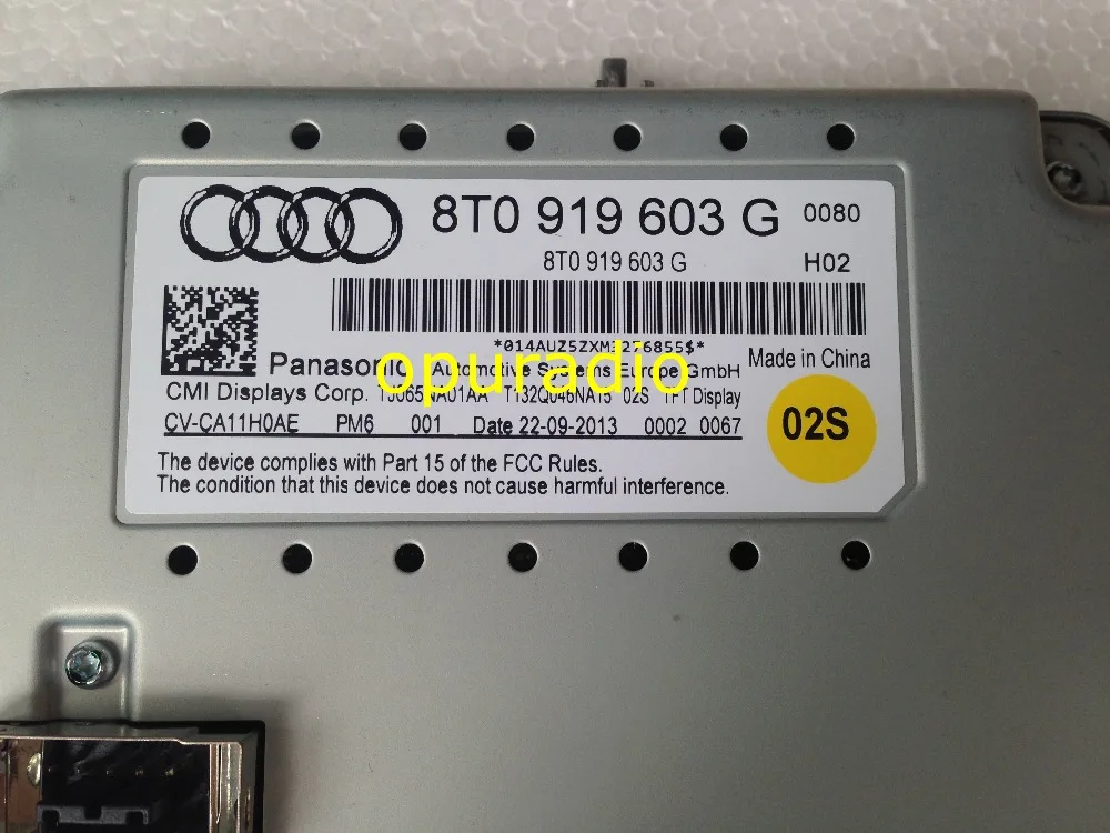 OEM MMI Дисплей блок Экран 8T0919603G для A4 S4 RS4 8K A5 S5 RS5 Q5 8R 8T0 919 603G 8T0057603A 8T0 919 603G