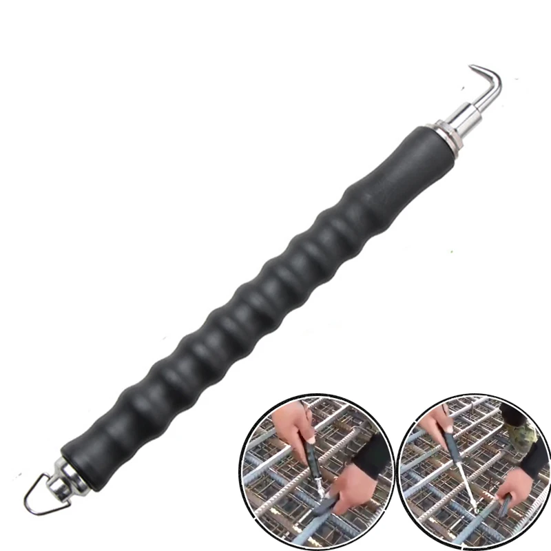 1Pcs Semi automatic Steel Bar Hook Binding Wire Straight Pull Bundling
