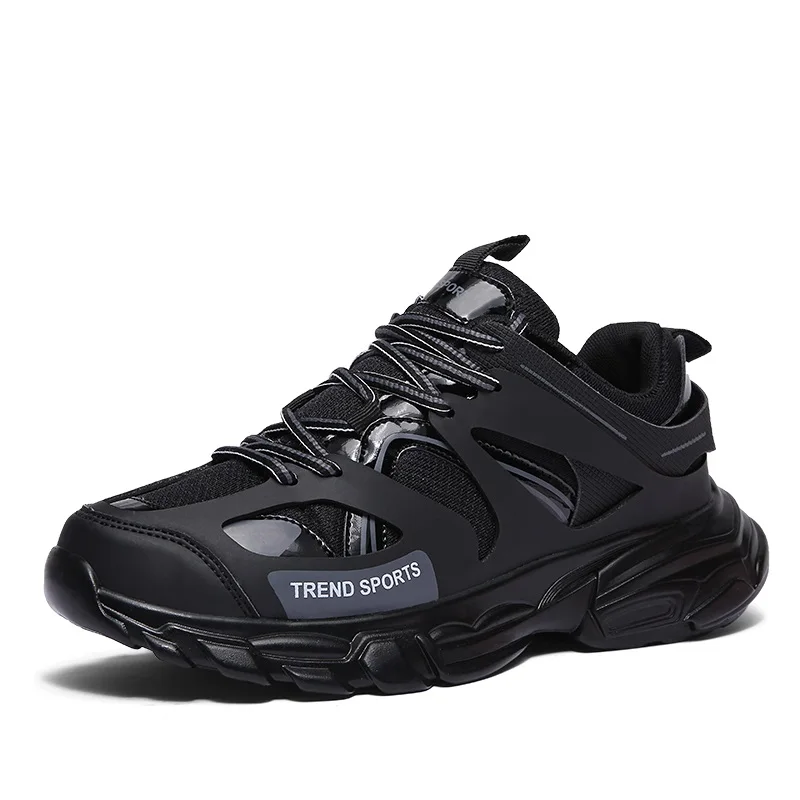 Размер 46, обувь, мужская спортивная обувь для мужчин, уличные кроссовки, профессиональная спортивная обувь для тренировок, Balenciaca Hombre, обувь - Цвет: Black