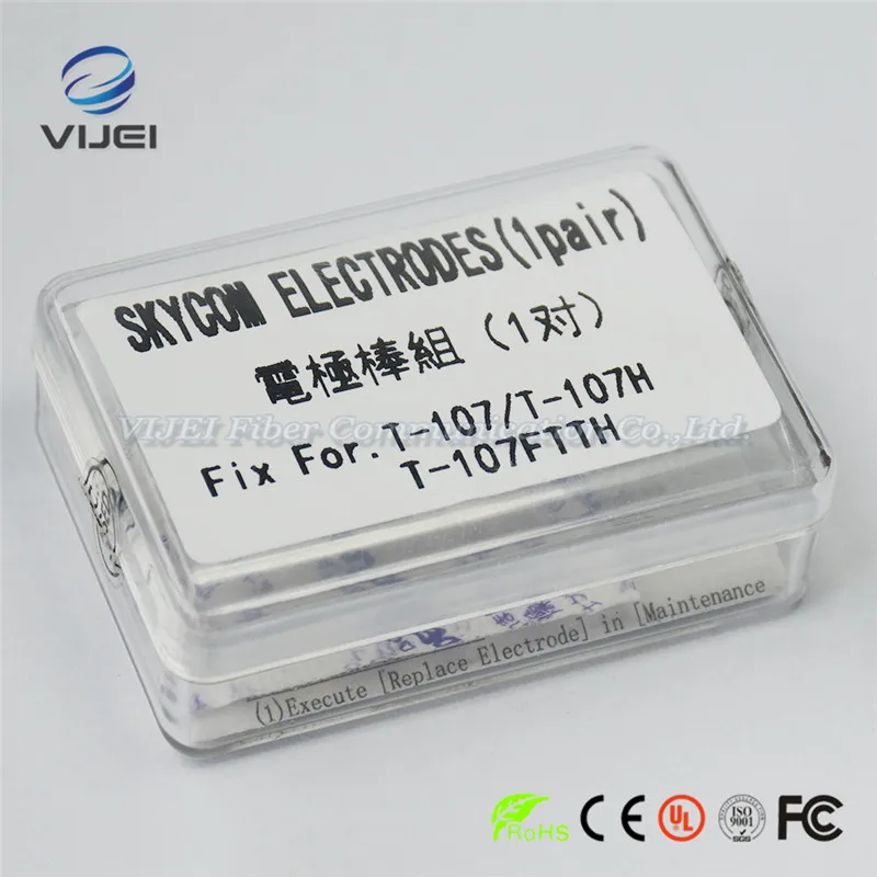 

SKYCOM Electrodes T-107 T-107H T-107 FTTH Optical Fiber Fusion Splicer Splicing Machine Electrodes