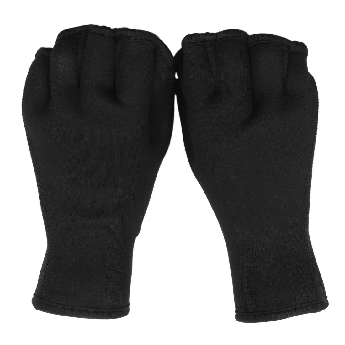 1 пара Плавание Перчатки перчатки Плавание плавание помощь черный M