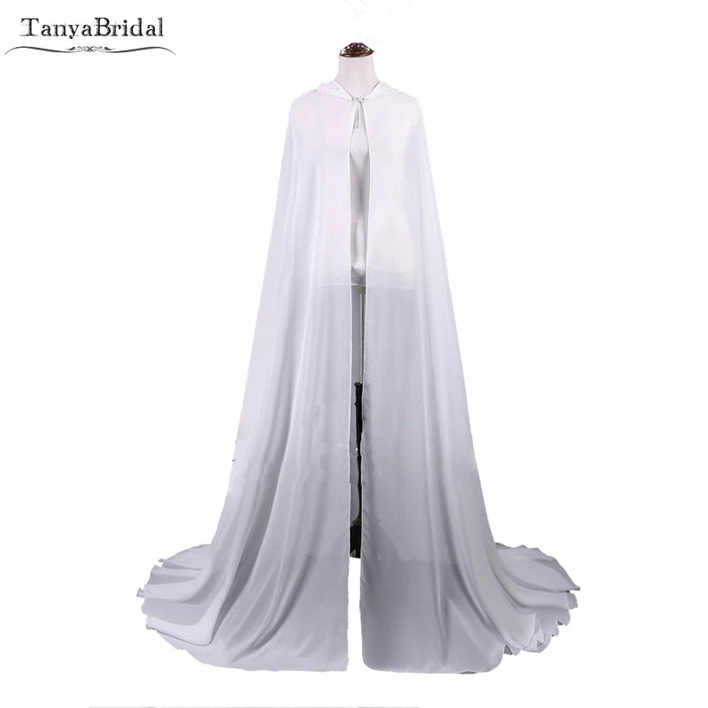 中世ロングシフォンマント ファンタジーマントマント シフォン結婚式のマント 2 メートルの長さ Dj024 ウェディング ジャケット ケープ Aliexpress