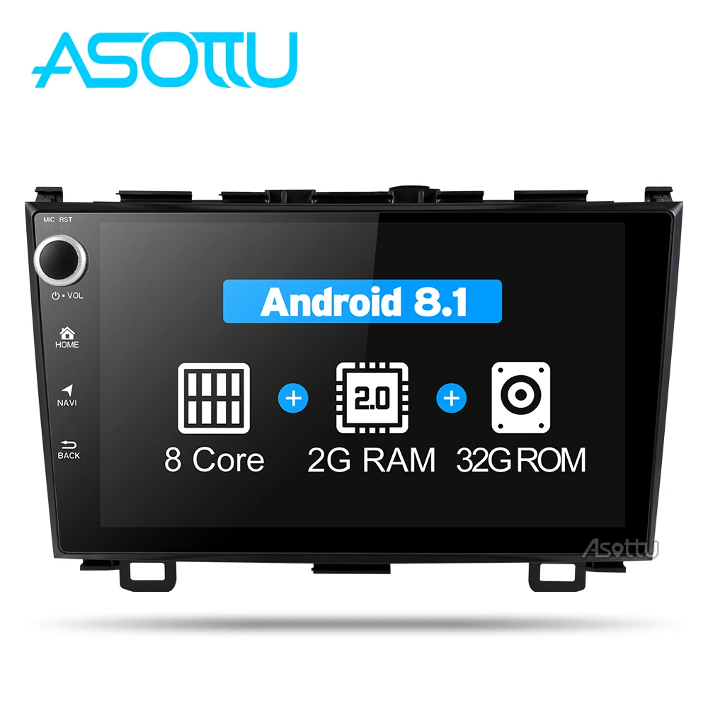 Asottu 2G+ 32G android 8,1 автомобильный dvd gps плеер для Honda CRV 2006-2011 с автомобильным Радио Видео плеером gps навигация автомобиля стерео 2 din