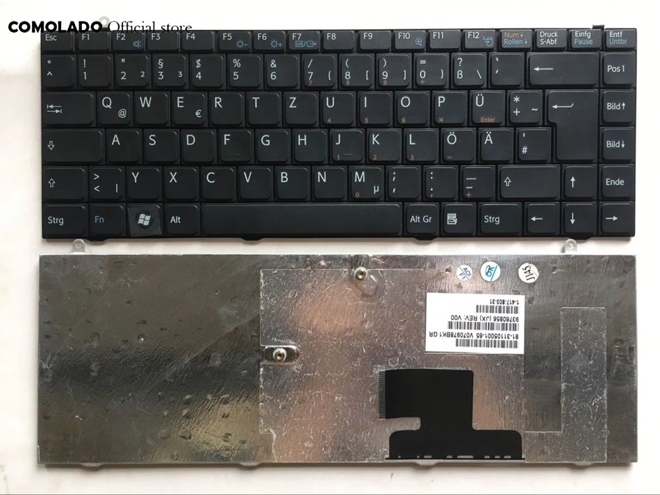 

GR Germany keyboard for Sony Vaio VGN-FZ SERIES FZ260E FZ280E FZ290 FZ320E FZ-410E FZ-420E Black keyboard GR Layout
