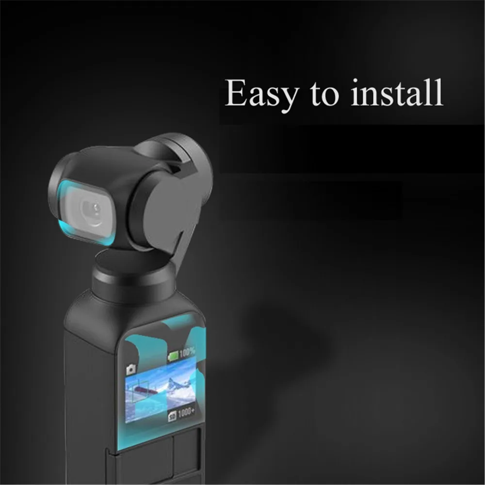 Защитная пленка для DJI OSMO Карманный Протектор экрана Защита от царапин комплект для OSMO карманная часть