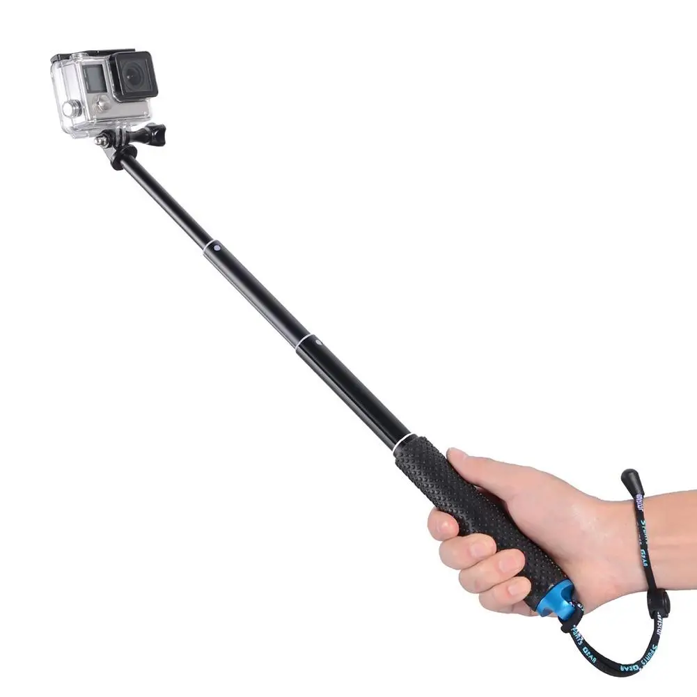 

EastVita Selfie Stick for Gopro HERO 5 4 3 Session 19 Inch Stretchable Aluminum Alloy Handhold Selfie Stick for Gopro r20