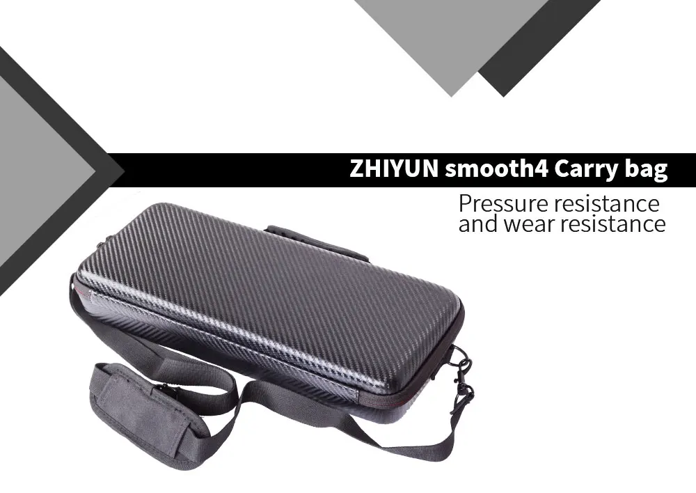 Сумка для переноски zhiyun smooth 4 водонепроницаемый дорожный портативный кейс smooth 4 сумка на плечо PU материал необходимые аксессуары