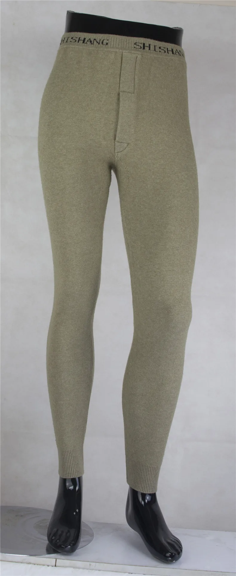 XJXKS повседневные шерстяные трикотажные мужские Леггинсы эластичные осенние и зимние теплые удобные мужские штаны 3 цвета