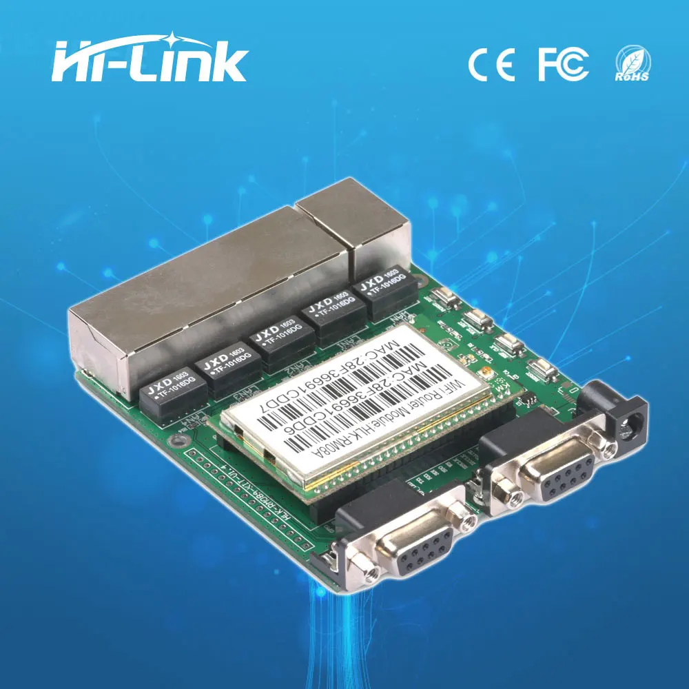 

HLK-RM08A serial port SPI interface WiFi module intelligent control mt7688a wireless module OpenWrt