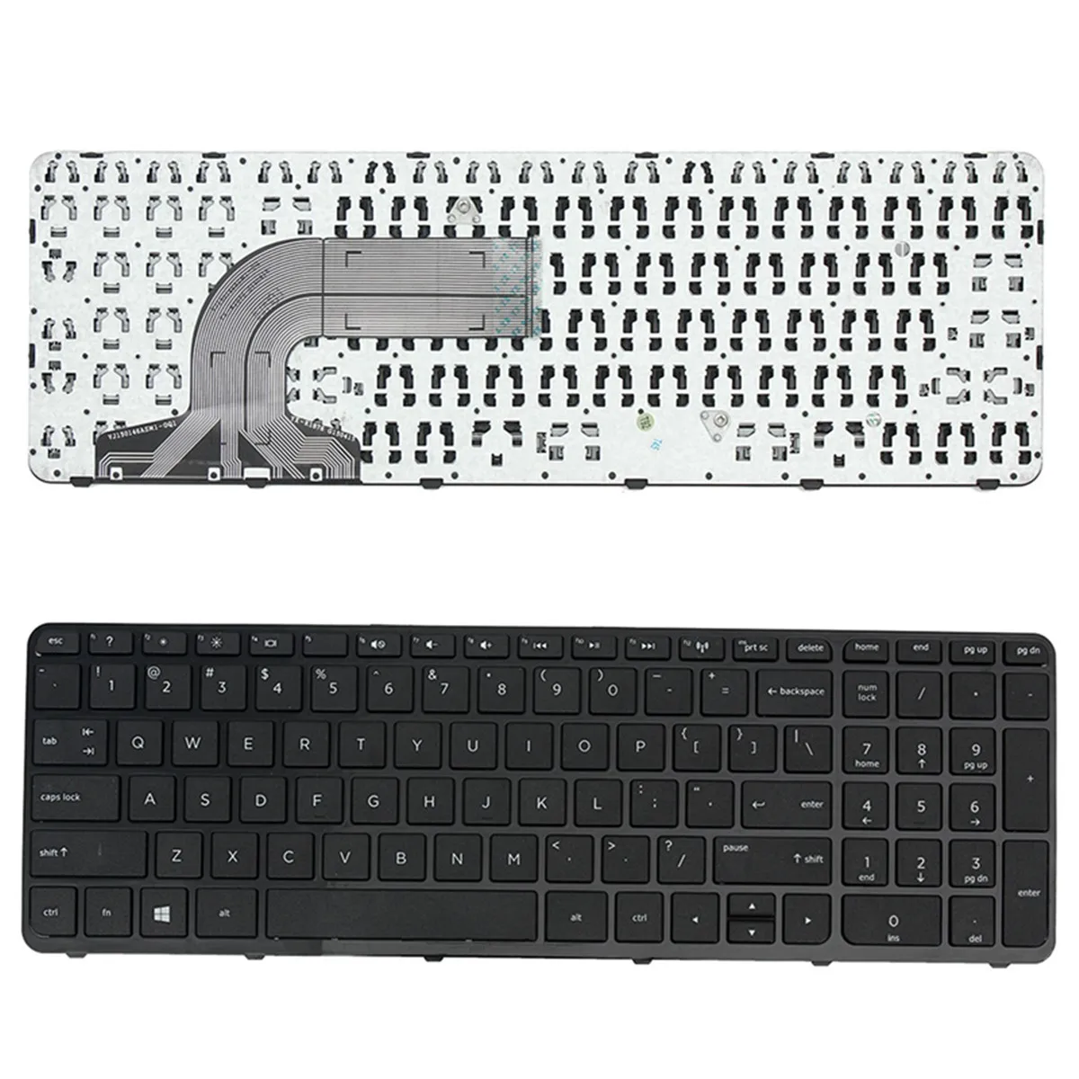 

Black US laptop Keyboard For HP Pavilion 15-e 15-n 15-e 9Z.N9HSC.601,PK1314D1A00 NSK-CN6SC