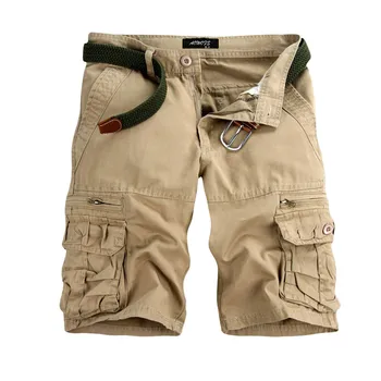 

2019 Shorts Men Cool Summer Hot Sale Cotton Casual pocket Men Short Pants Brand Clothing Comfortable Men Cargo Shorts