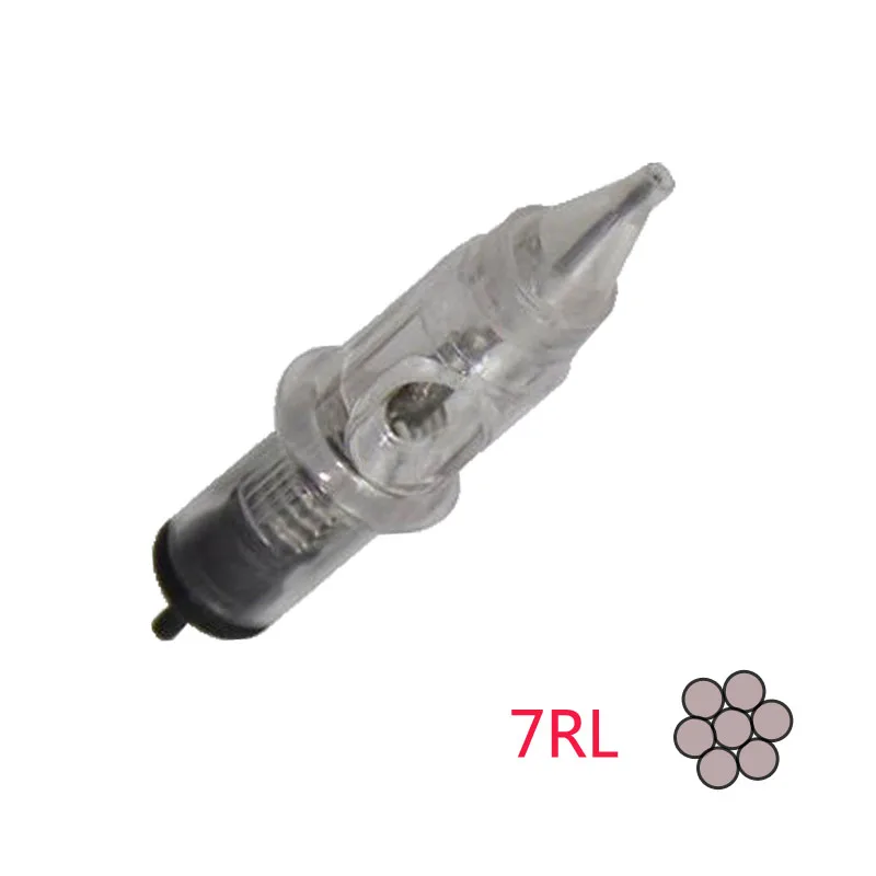 Микроблейдинг иглы тату картридж 7RL/7RS 10 шт. источник питания стерилизованный